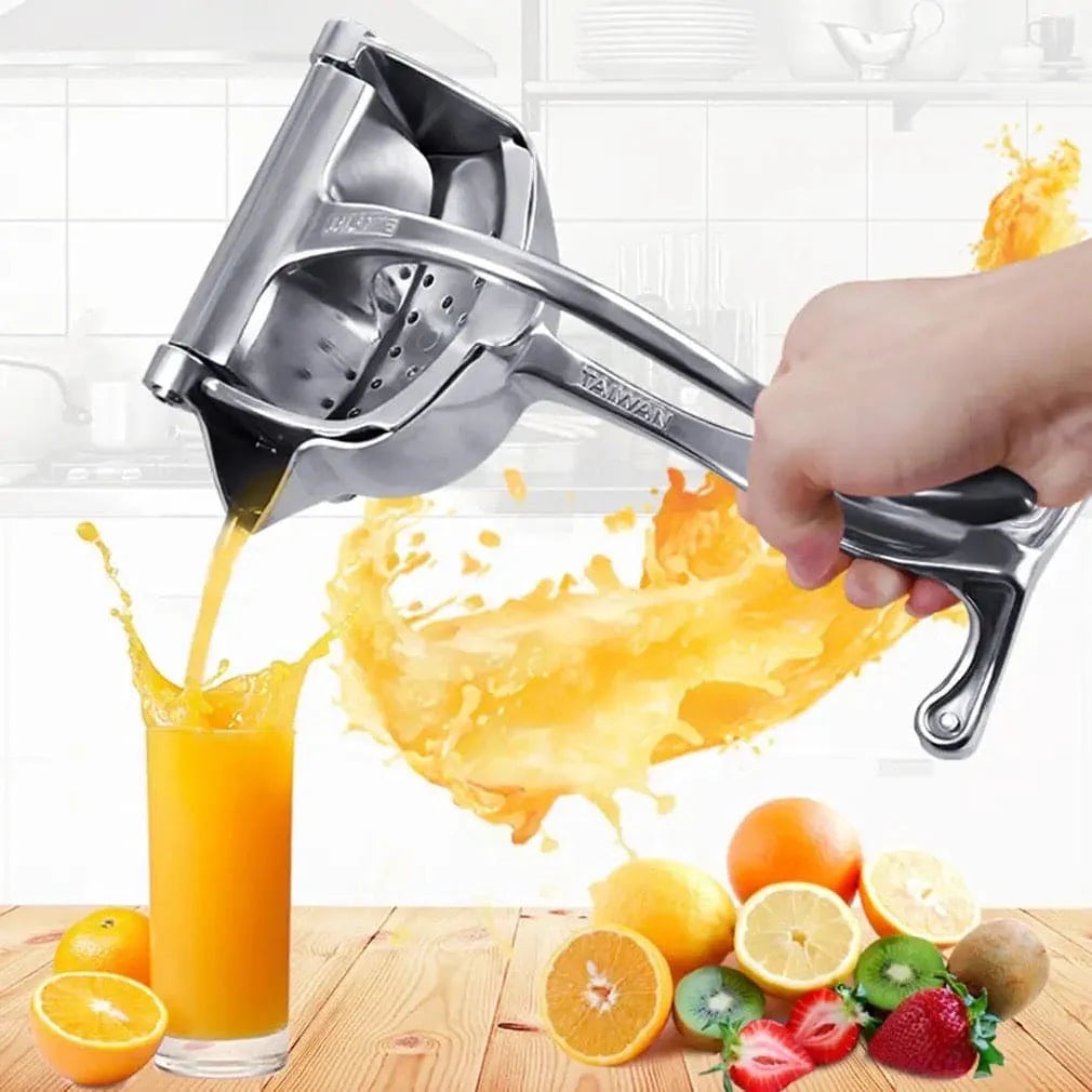 Manual Juice Squeezer Portable Heavy-Duty Hand Press Juicer
