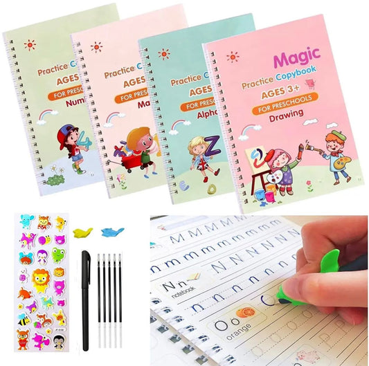 Children's Groove Word Book Magic Writing Sticker Full English Version Magic Word Book