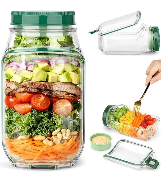 FreshPod Leakproof Salad & Meat Prep Jar