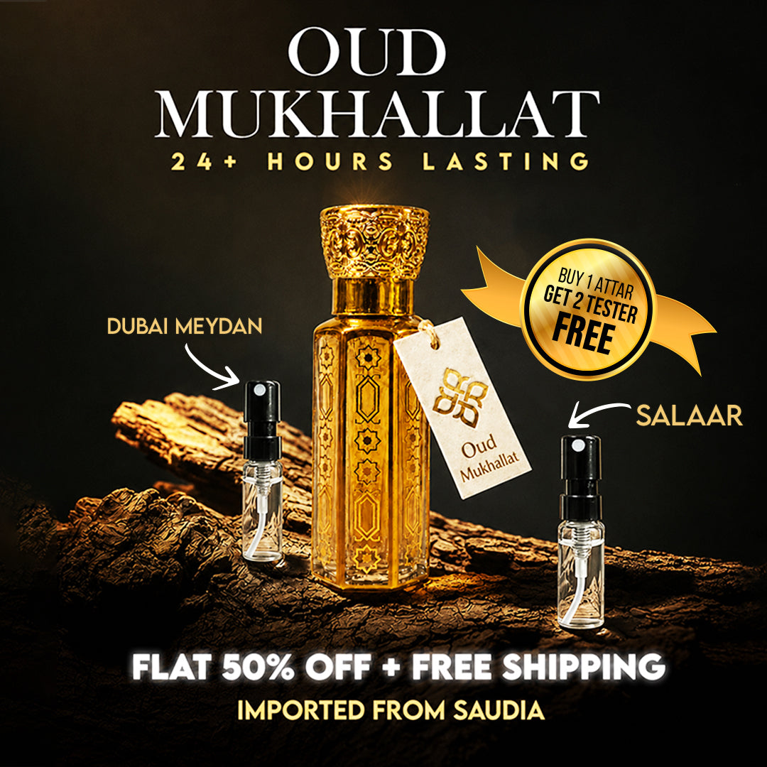 Oud Mukhallat – A Royal Fusion of Tradition & Luxury (2 Testers Free)