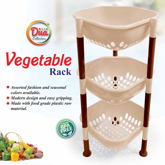 Plastic Vegetable Rack 3 layer High quality plastic