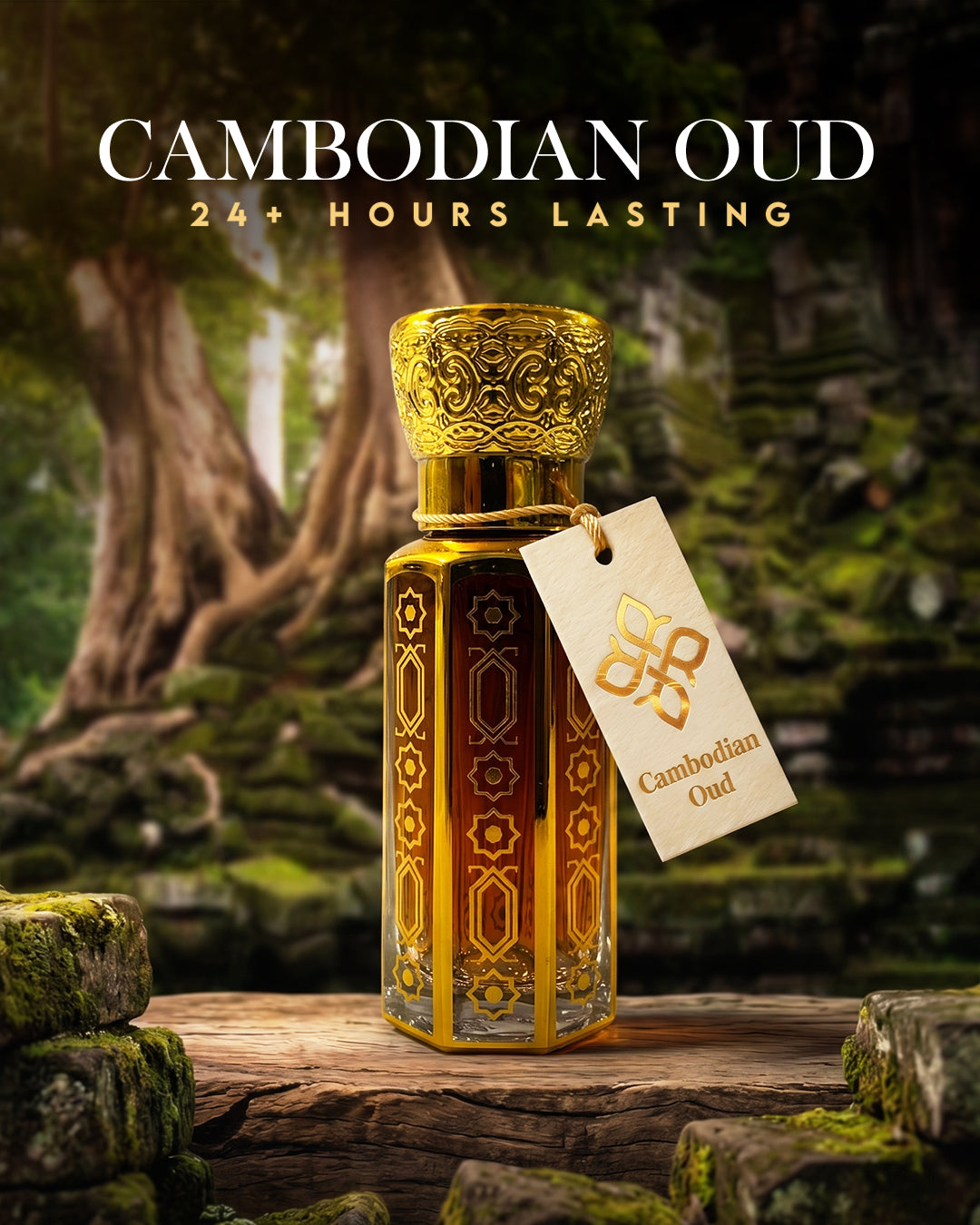 Premiun Oud Cambodia Attar | 100% Pure Rich & Exotic Fragrance