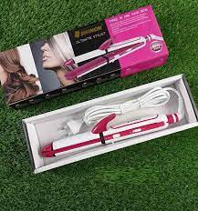 Shinon 4 in 1 Professional Hair Straightener, Curler And Crimper With Cover