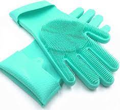 Silicon Washable & Reusable Washing Gloves