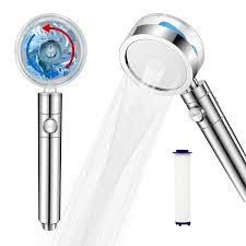 Pressurized Shower Head Turbine Shower
