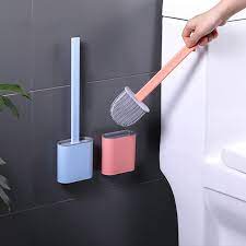 Silicone Toilet Brush with stickon