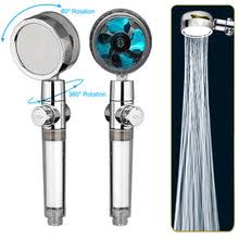Pressurized Shower Head Turbine Shower