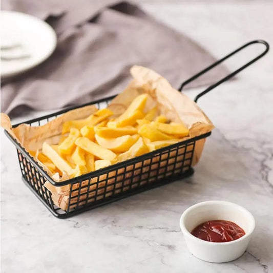 Rectangle Iron Fries Bucket