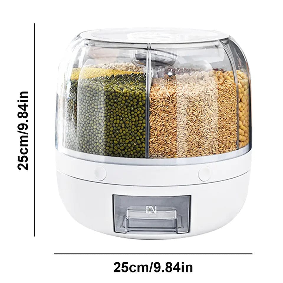 6 Grid Round Cereal Dispenser (10 Kg)