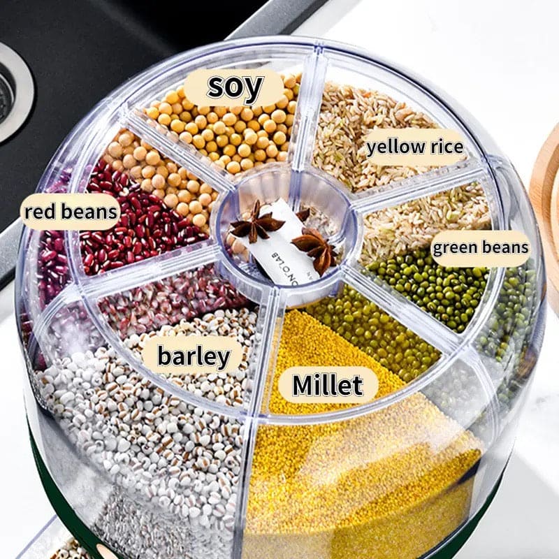 6 Grid Round Cereal Dispenser (10 Kg)