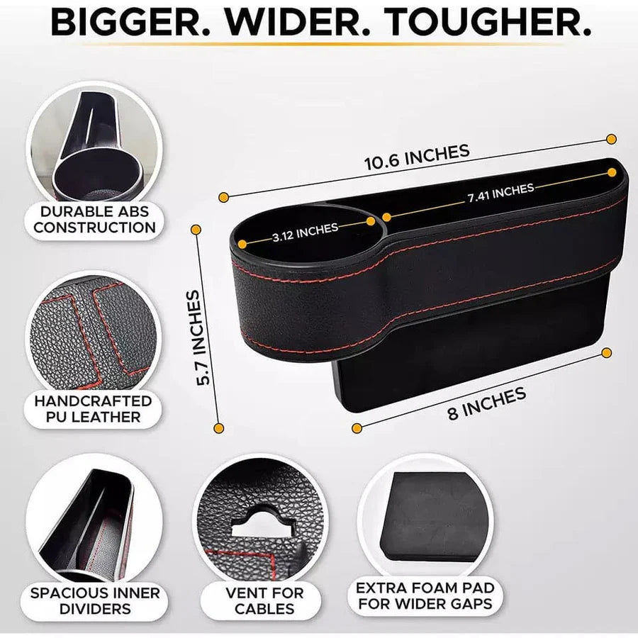 2 PCS SET Car Seat Gap Storage Organizer