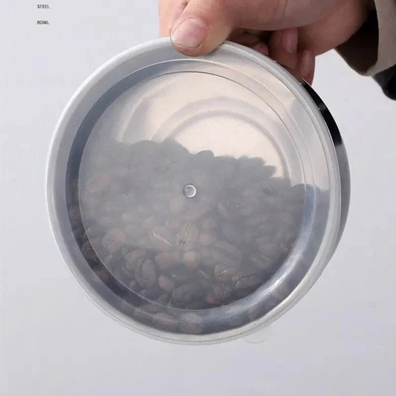 Set of 5 Stainless Steel Bowl Set With Lids