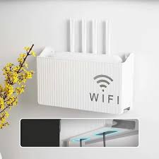 Router Storage Box Wall-mounted Plastic Cable Power Bracket Box Home Decoration Wireless Router Wifi Decoration Set-top Box Rack