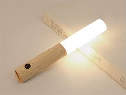 LED Induction Motion Sensor Wall Sconce Lamp Night Light USB Rechargeable 2700K-3000K Warm Light