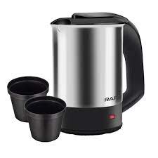 RAF Electric Kettle 0.5 Litre 500ml With 2 Coffee Cup