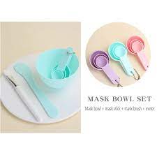 5pcs DIY Mask Bowl Mixing Makeup Tool Set 3 In1 Beauty Skin Care