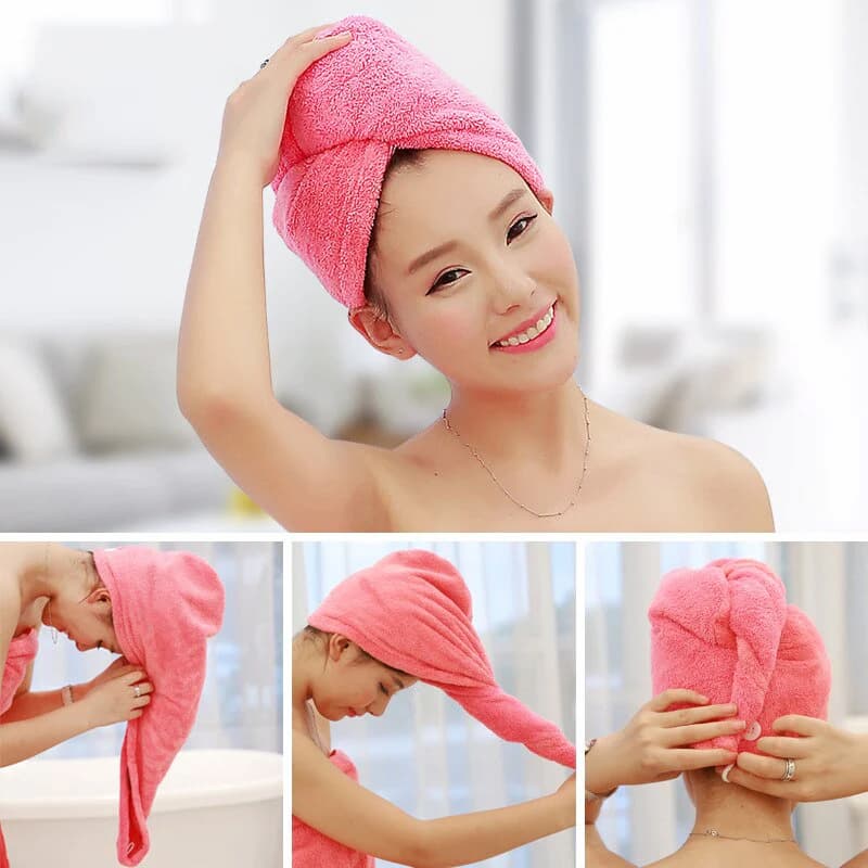 Microfiber hair Cap Towel