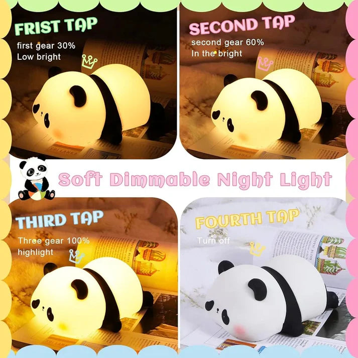 Silicone Panda Lamp