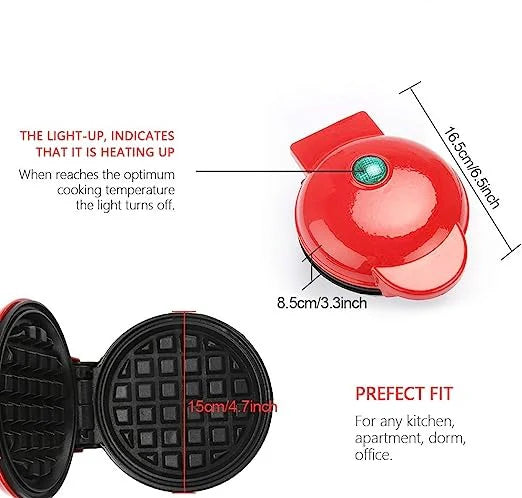 Mini foldable Mighty Electric Waffle Maker