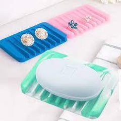 Silicone Drying Mat Dish Soap Holder Tray