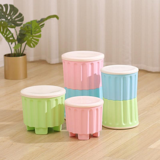 Drum Sitting Stool Storage Stool