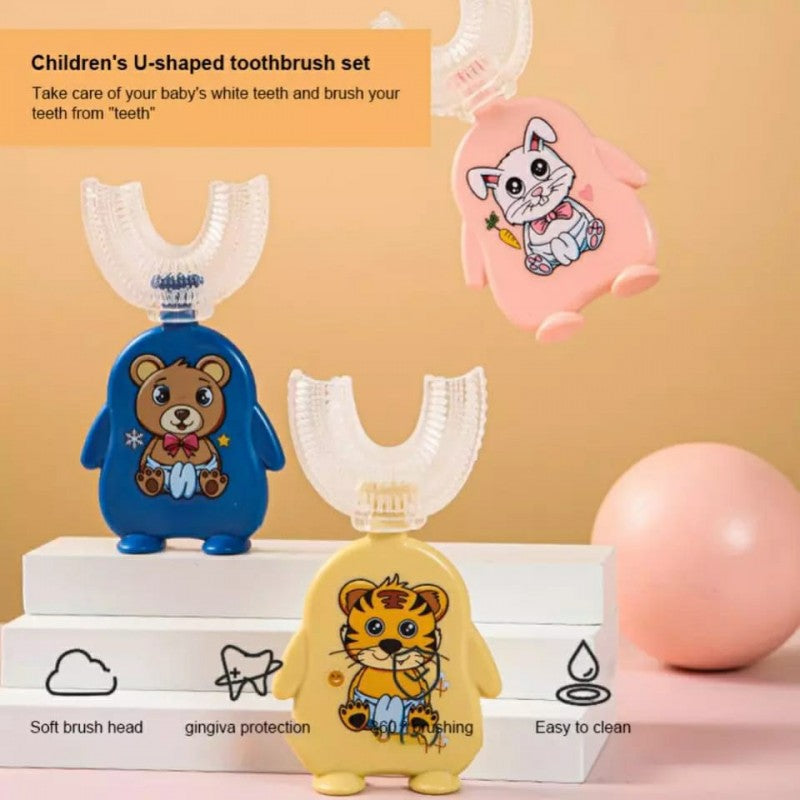 Character Children's U-Shape ToothBrush