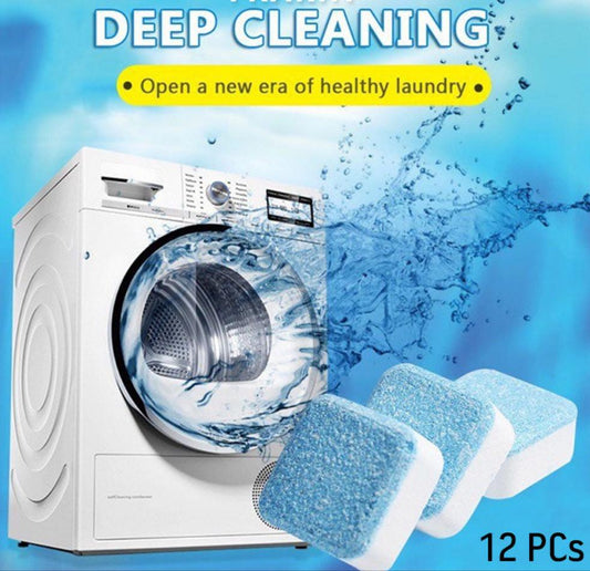 12pcs Washing Machine Cleaner Washing Machine Cleaning Tablets