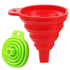 Silicone Funnel Foldable and Collapsible for Multipurpose Use