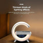 G Lamp Bluetooth Speaker with Digital Clock & RGB Night Light