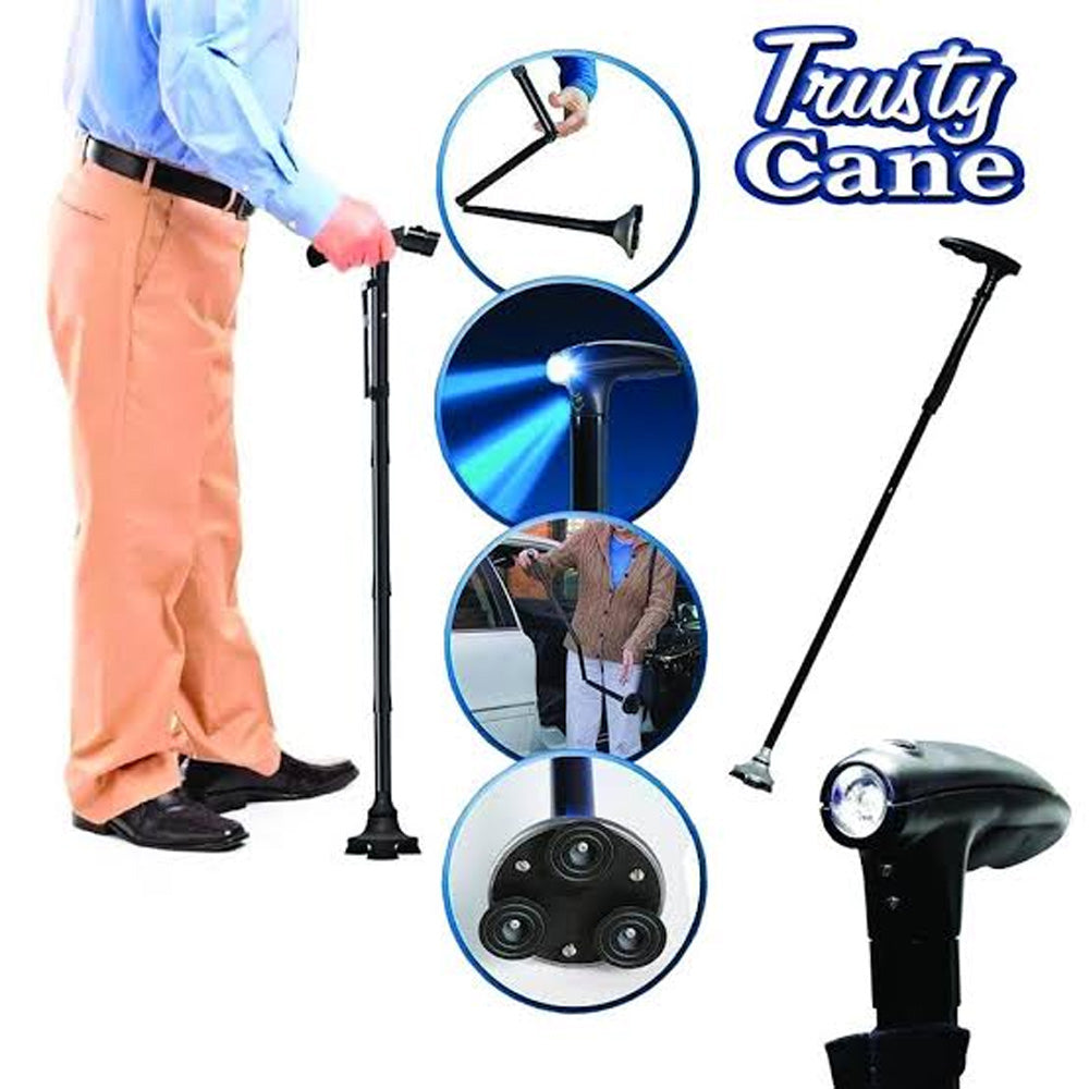 Trusty cane foldable