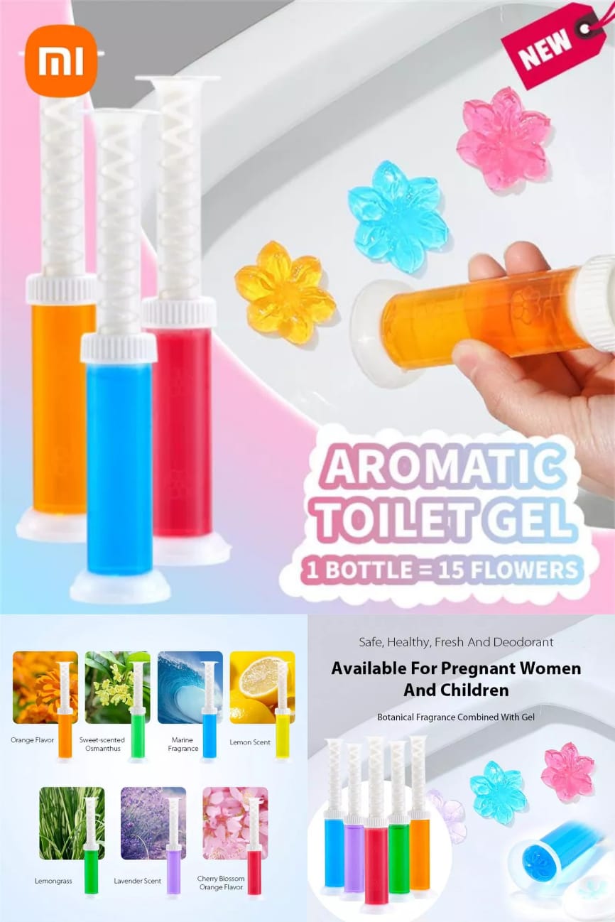 Flower Aromatic Toilet Gel