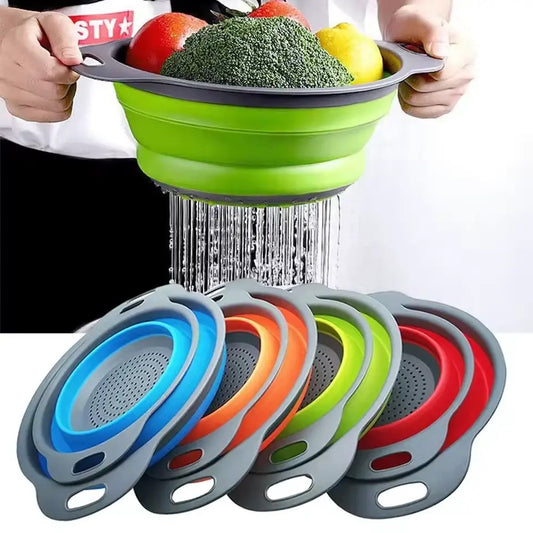 Foldable Silicone Drainer Basket