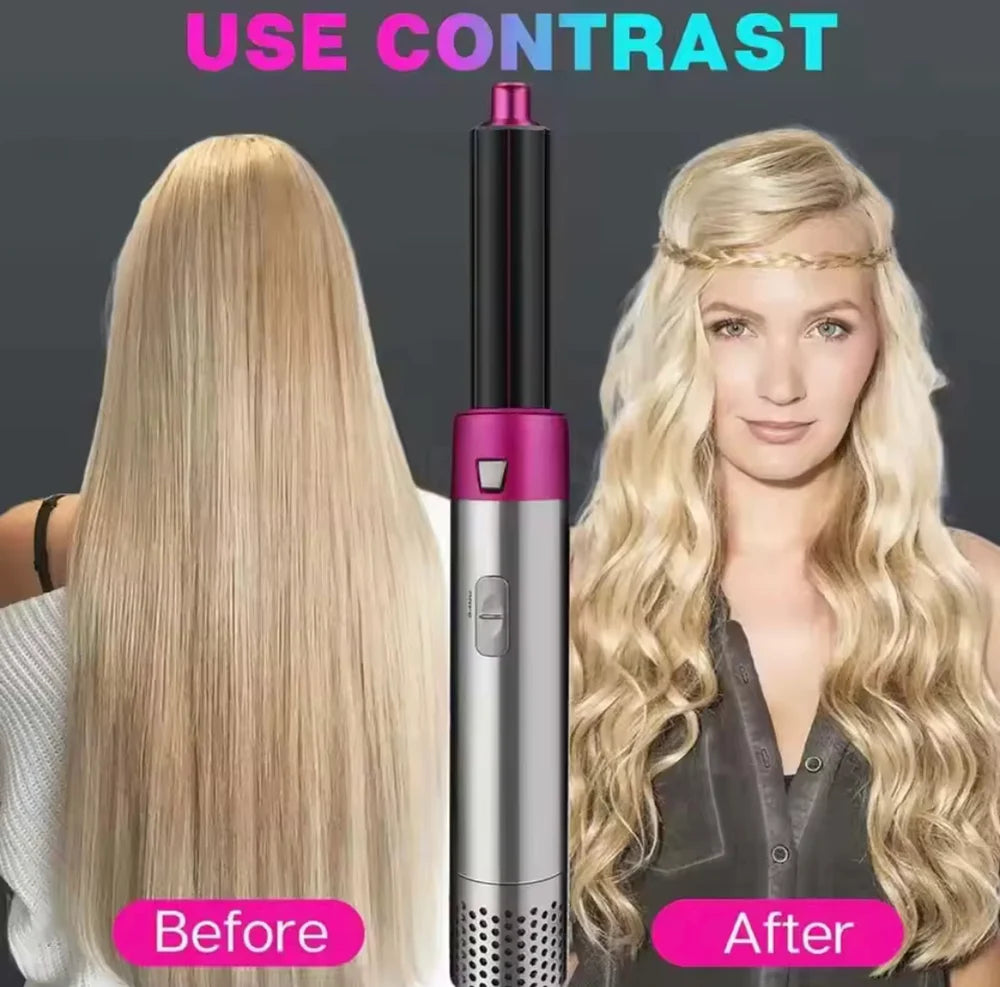 5 In 1 Hair Styling Comb, Multifunctional Hair Dryer, Hair Dyer Brush, Hair Straightening Brush