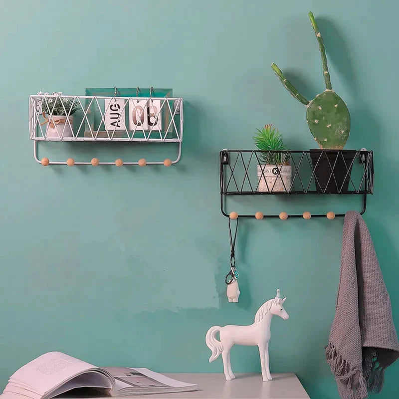 Criss Cross Wall Shelf