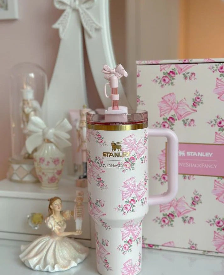 Stanley x Love Shack Fancy 40oz Tumbler Limited Edition Floral Quencher