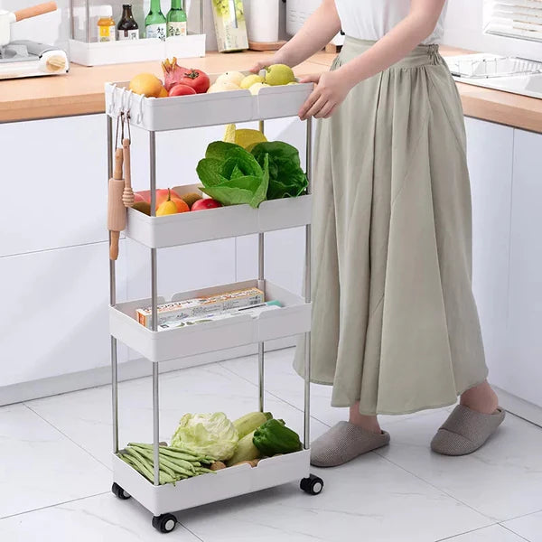 Slim Four Layer Trolley