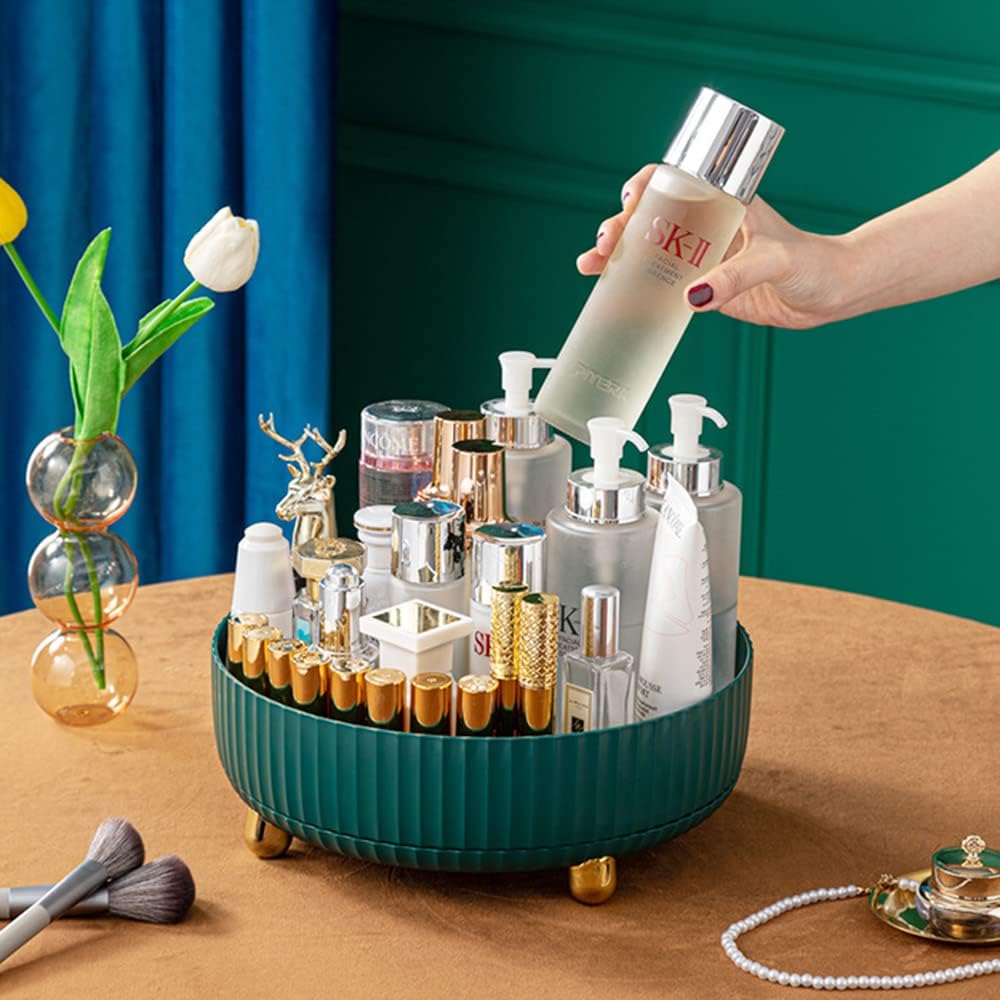 360° Rotating Organizer Tray For Spice Rack And Cosmetic Organizer