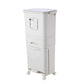3 Layer Storage Trash Bin With Wheels