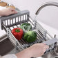 Expandable In Sink Kitchen Dish Drying Rack Over The Sink