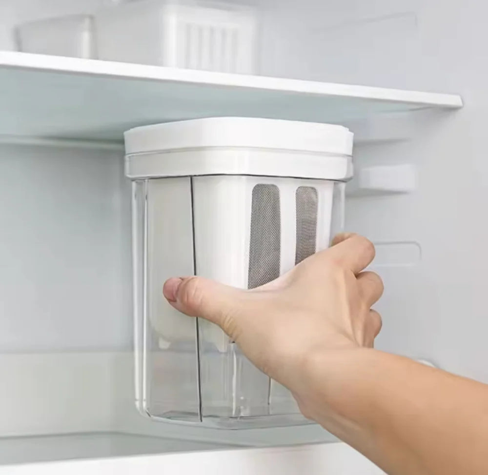 Multifunctional yogurt filter with mesh steamer