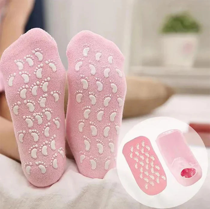 Reusable Moisturizing Gel Socks Pair