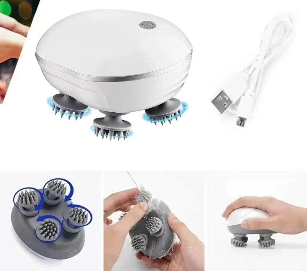 Electric Smart Scalp Massager Portable Automatic Head Relaxer with free delivery