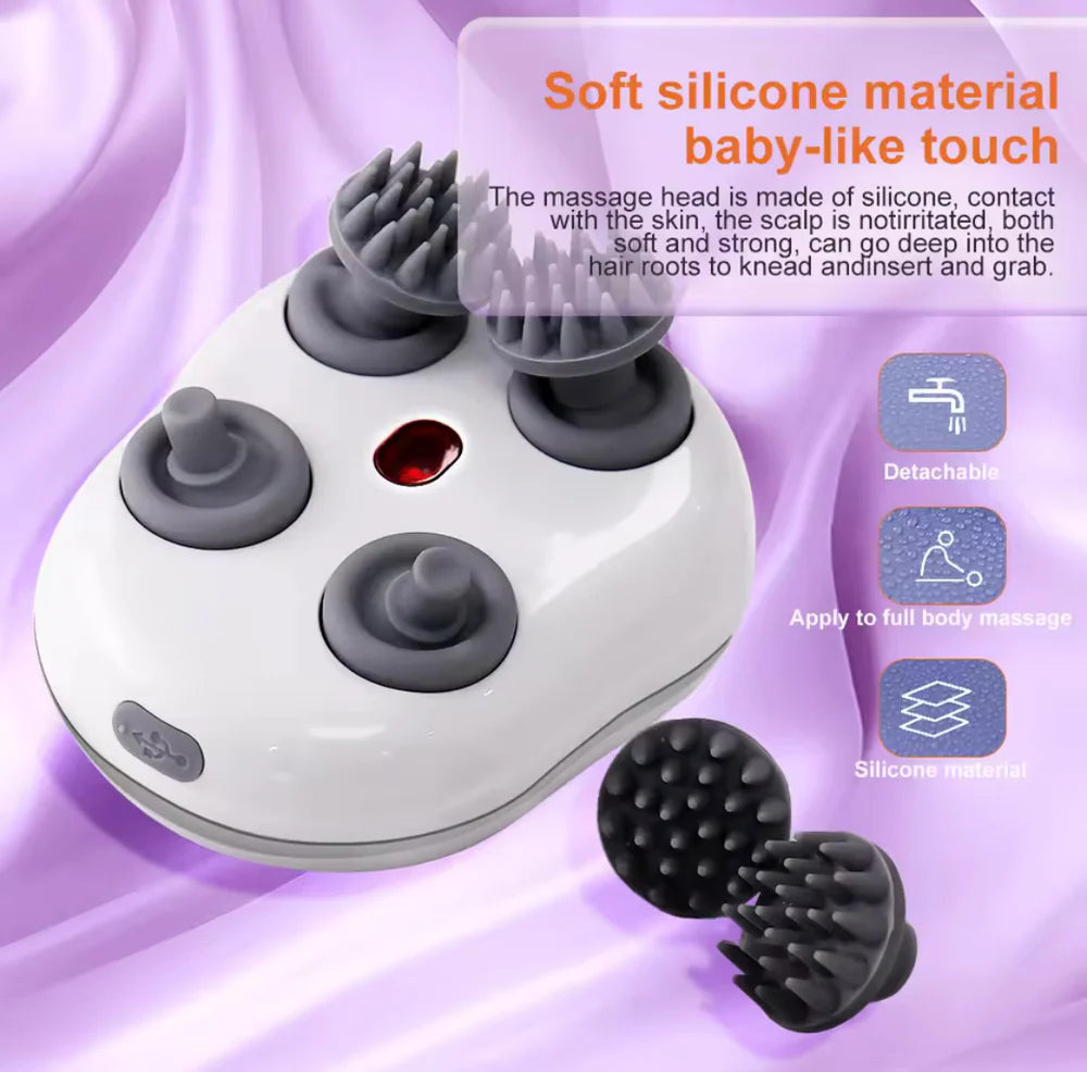 Electric Smart Scalp Massager Portable Automatic Head Relaxer with free delivery
