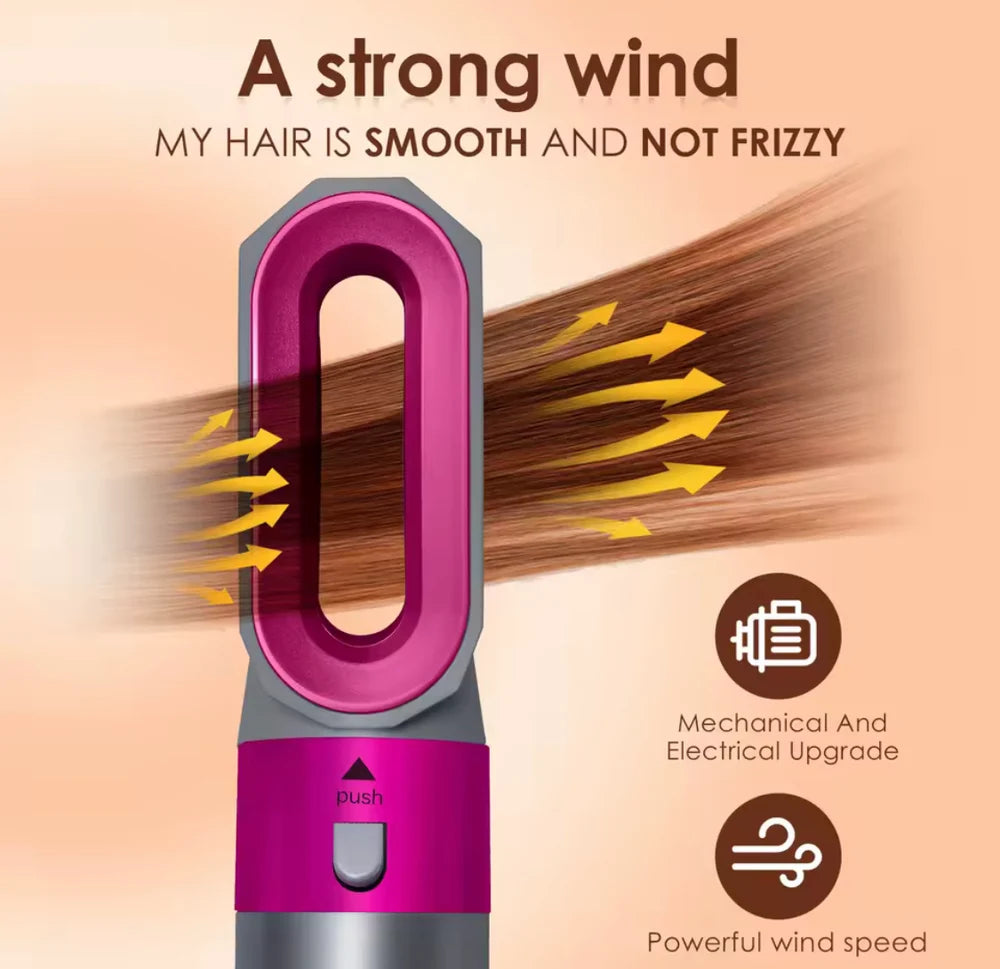 5 In 1 Hair Styling Comb, Multifunctional Hair Dryer, Hair Dyer Brush, Hair Straightening Brush