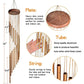 12 tubes wind chimes bells decor aluminium tube