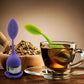 Silicone Tea Infuser -  Stainless Steel Strainer Drip Tray Included