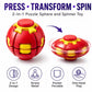 Fidget Magic Ball Spinner Cube Toy, 3D Fidget Spinner Ball Toy, Stress Relief Rotating Gyro Puzzle, Educational Desk Toy