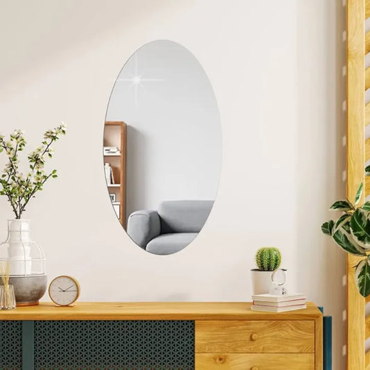 Self adhesive mirror wall sticker