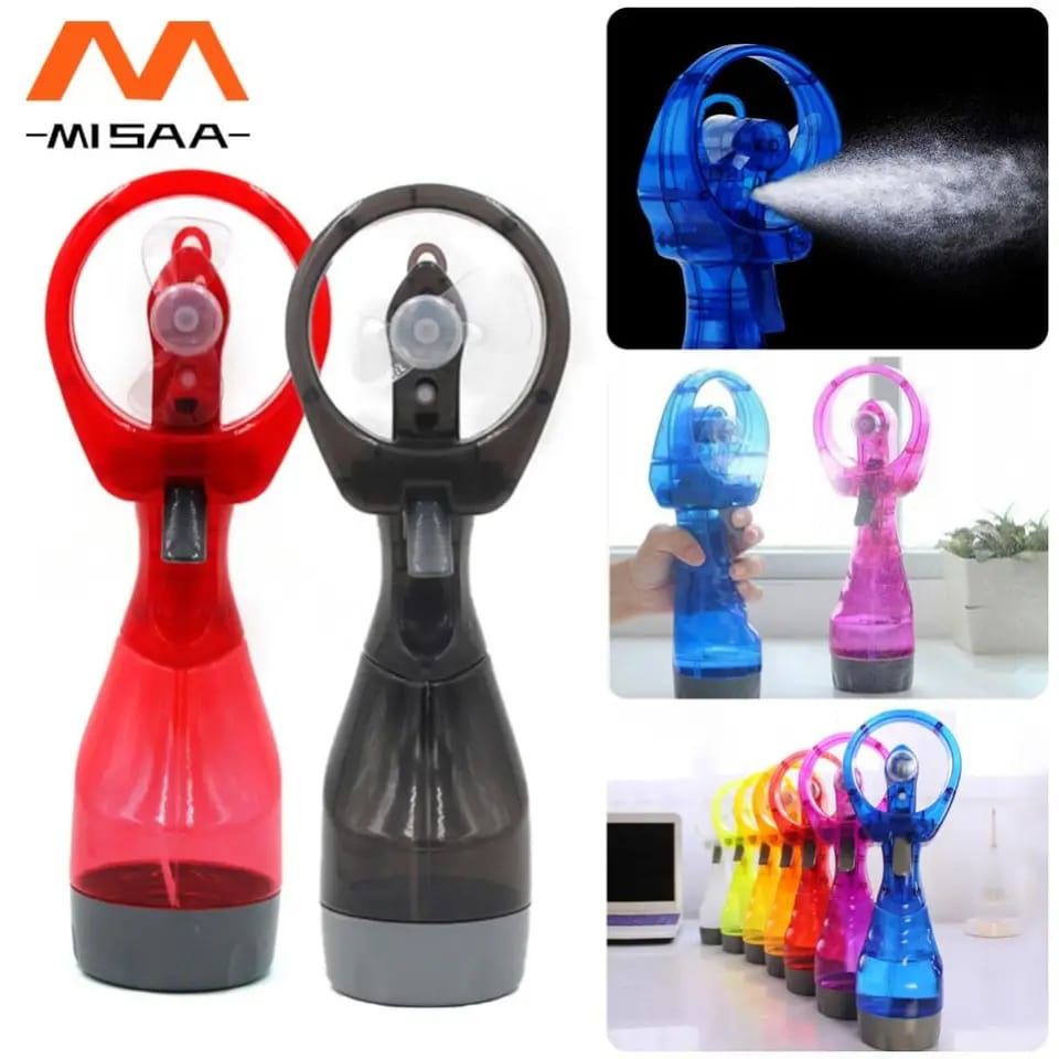 AA+ BATTERY OPERATED MINI HANDHELD WATER SPRAY FAN BOTTLE PORTABLE FOR SUMMER COOLING WATER MIST