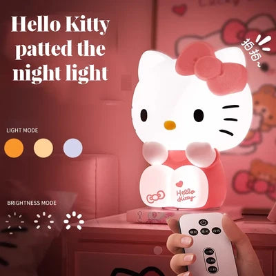 hello kitty & cute silicone panda lamp
